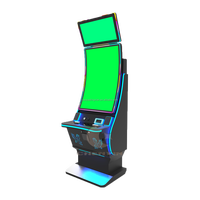 Cabinet vertical de jeu d'habileté d'écran de forme de courbe de contact de 43 pouces avec la machine de jeu de barre de lumière de LED