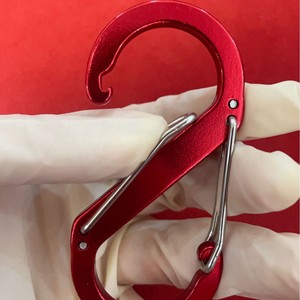 Llavero de aleación de aluminio con mosquetón, accesorio con forma de ocho, regalo universal para parejas, colegas y amigos - Product Image 4