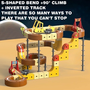 KSF 171 Piezas, Bloques de Construcción Magnéticos de Plástico para Pista de Carreras, Juguete Educativo STEM de Ensamblaje DIY Montessori para Niños - Product Image 6