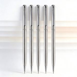 Promotional High-quality Stainless Steel Metal Ballpoint <b>Pens</b> Wholesale Slim Signature <b>Pen</b> with Custom logo for Corporate Events - Product Image 5