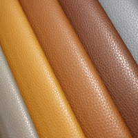 Revêtement de meubles en cuir synthétique à grain fin, matériau durable et doux pour les housses de canapé et de chaise