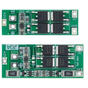 Placa de Protección de Batería de Litio 2S 7.4V 8.4V 18650 con Función de Equilibrio - BMS de Corriente Constante de 20A para Celdas de Iones de Litio - Product Image 4