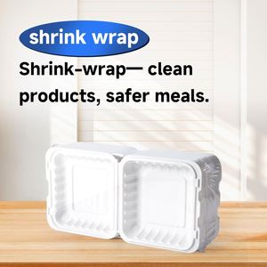 Contenedor de Plástico Desechable para Comida para Llevar, con Tapa Abatible, Resistente a Fugas, Calentable, con 3 Compartimentos, Personalizable con Logotipo para Restaurantes - Product Image 2