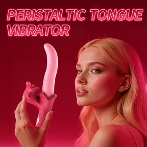 Neuestes Design 3-in-1 Zungen-Stoß-Vibratoren Dildo Sexspielzeug Luststeigernde Werkzeuge Vibrator Erotikspielzeug für Frauen Paarspiele - Product Image 6