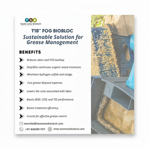 Bio-bloc anti-graisse pour restaurant en plastique pour une décomposition efficace de l'huile - Product Image 1