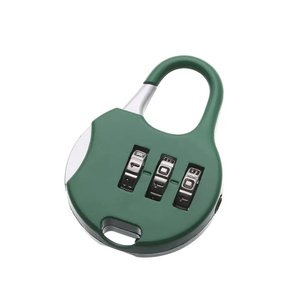 <strong>3</strong>-<strong>Dial</strong> Combination Zinc Alloy Padlock Colorful Decorative <strong>Code</strong> Lock for Bags - Product Image 5
