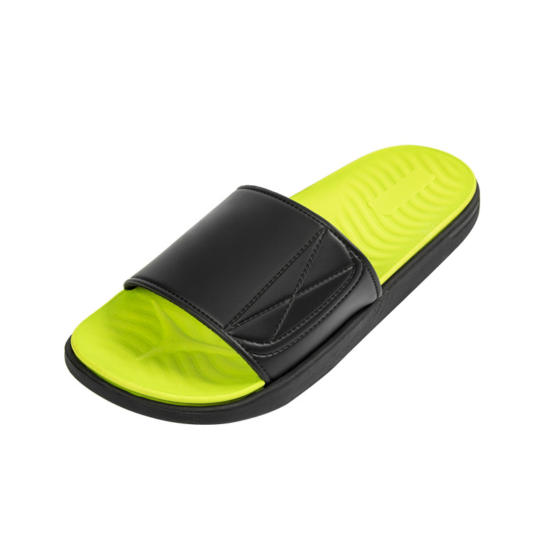 Custom Logo Double Hardness Summer Flat Lettered Sandals Slippers Men