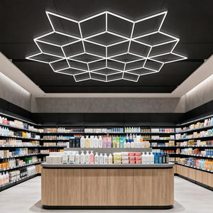 Lumières LED en forme de flocon de neige à CRI élevé, connexion sans soudure, pour bureaux commerciaux, supermarchés, salons de coiffure - Product Image 2