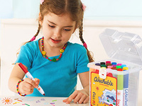 Lot de 24 feutres de dessin Joycat pour étudiants, lavables, en ABS, pour coloriage et peinture, pour enfants de 2 ans et plus