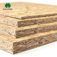 Panneaux OSB certifiés CE à prix abordable, 4'x8', bords carrés, 9mm, 12mm, 18mm, panneaux OSB en aggloméré avec film imperméable