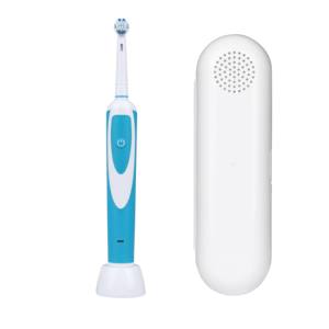 Sbiancamento denti <span class=keywords><strong>B</strong></span> orale adulto spazzolino elettrico rotante IPX7 impermeabile <span class=keywords><strong>ricarica</strong></span> Wireless con custodia da viaggio - Product Image 2
