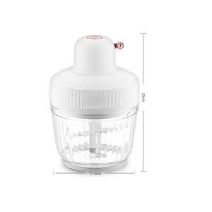 Hachoir à viande électrique 1L, hauteur 25cm, robot culinaire multifonction avec plusieurs lames pour hacher la viande et mélanger - Product Image 1