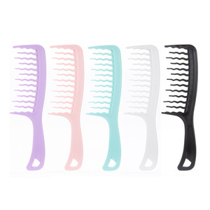 Peigne à dents larges pour l'application d'huile, grande taille, pour usage domestique, outil de coiffure - Product Image 5