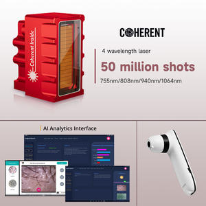 Appareil d'épilation au laser DF, barre laser cohérente américaine, embout intelligent IA, base de données des patients, 4 longueurs d'onde. - Product Image 6