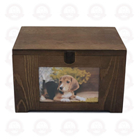 Urna para Mascotas Personalizable de Fábrica con 20 Años de Experiencia, Madera de Paulownia y Abeto, para Entierro de Mascotas