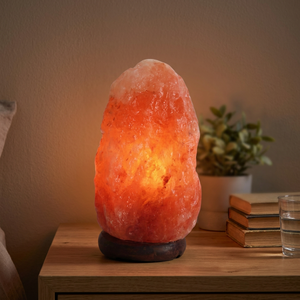 Lámpara de Sal Rosa del Himalaya Natural, 100% Auténtica, Tallada a Mano, Diseño Moderno, Marca Demaro, Impermeable, para Bodas y Fiestas - Product Image 1
