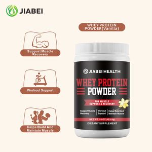 Jiabei fabrika özel OEM/ODM yetişkinler peynir altı suyu Protein tozu destek kas kurtarma beslenme sağlık takviyeleri - Product Image 5