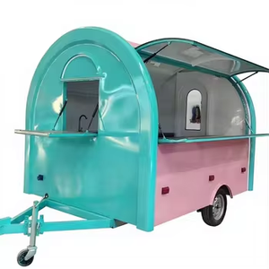 Nouvelle conception élégante de chariot de nourriture mobile d'extérieur pour hot-dogs, crème glacée, café et autres aliments - Product Image 1