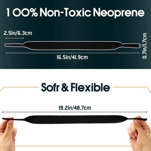 Correas de Neopreno Personalizadas para Gafas de Sol, para Hombre y Mujer, Correa Flotante Suave para Gafas, Retenedor de Seguridad para Gafas, para Actividades Acuáticas y Aventuras - Product Image 3