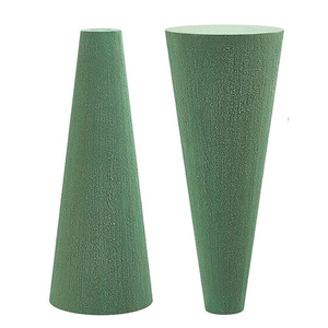 Hoa bọt hoa khối hoa sắp xếp hoa đất sét khối màu xanh lá cây thấm bọt biển - Product Image 4