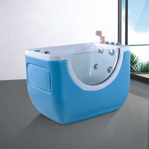 Nouvelle conception de <span class=keywords><strong>baignoire</strong></span> pour bébé en acrylique autoportante Aqua Gallery, massage, température constante, <span class=keywords><strong>bleu</strong></span>, design mignon pour enfants, <span class=keywords><strong>baignoire</strong></span> pour bébé - Product Image 1