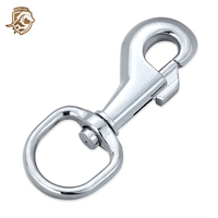 Mousqueton pivotant en alliage de zinc de 25 mm pour sac, mousqueton à œillet en zinc moulé sous pression