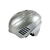 Casque portable pour adultes de marque réputée, coque ABS argentée brillante, pour sports nautiques, roller, scooter, skateboard, escalade