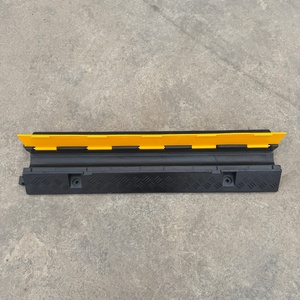 Best Selling 1/2/3/5 Channels Black <strong>Rubber</strong> Cable Protector with PE Cover for Indoor/Outdoor Use - Product Image 5