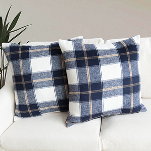 Cuscino in tessuto quadrato Plaid classico comodo cuscino decorativo per la casa divano <span class=keywords><strong>auto</strong></span> sedia uso Hotel - Product Image 2