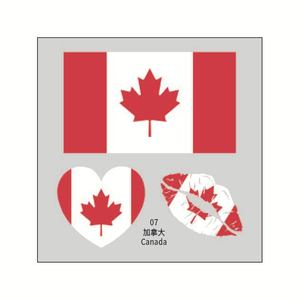 Pegatinas de Tatuajes de Bandera Nacional de Países a Prueba de Agua al por Mayor, de Fútbol Americano, de América, Canadá, México, para el Cuerpo - Product Image 6