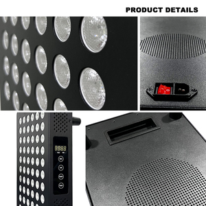 Dispositivo Médico de Control Remoto de 220mw, Panel de Lámpara Infrarroja de Cuerpo Completo con 300 LED, 630/660/810/830/850nm, Cabezal Rojo AL1500 25121215 - Product Image 2