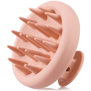 2026 Trending Recyclable Full Silicone Compact Waterproof Hairbrush Head Massager Shampoo <b>Brush</b> Detangling Scalp Massager - Product Image 1