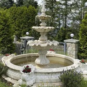 Moules de fontaine matériels de silicone et de fibre de verre de vente chaude pour la décoration concrète de jardin - Product Image 5