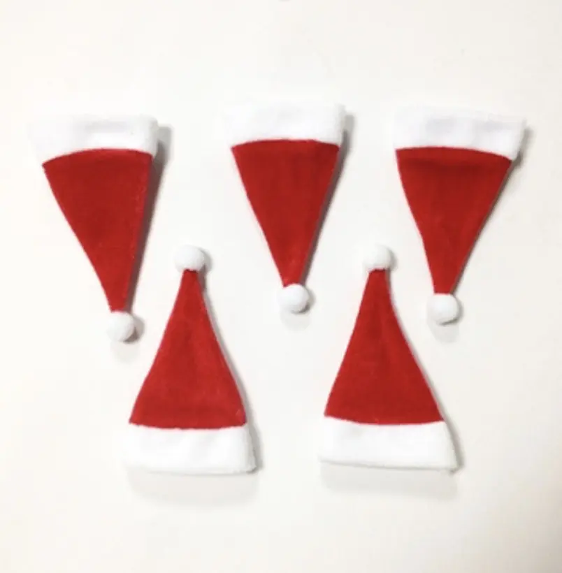 Topi Santa Natal Mini 2022 dengan Pemasok Dekorasi Bola Mewah untuk Bisnis