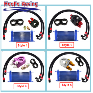 ชุดเทอร์โมสตัททำความเย็นน้ำมัน an10 an10รถแข่งมอเตอร์ไซค์แบบสากล7 10 13 19 25แถว - Product Image 4