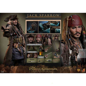 Nouveau Stock Hottoys DX37 DX38 <span class=keywords><strong>Jack</strong></span> Sparrow 1/<span class=keywords><strong>6</strong></span> Échelle 30cm PVC Animation Action Figure Jouet Cadeau Modèle Collection Inspiré Pirates - Product Image 1