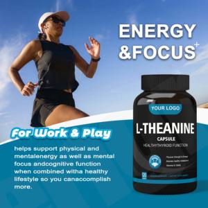 Ausreson OEM Private Label <span class=keywords><strong>L</strong></span> <span class=keywords><strong>Theanine</strong></span> Slimminge Extrato De Chá Verde 99% Energia Vegetariana <span class=keywords><strong>L</strong></span>-teanina Cápsulas - Product Image 3