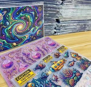 Vinilos Adhesivos Impermeables con Impresión UV de Dibujos Animados para Vasos Fríos y Vidrio, Gran Venta - Product Image 1