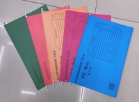 Carpeta de Archivos Colgante Personalizable de Alta Calidad Marca Ounan, Carpeta Delgada para Clasificar Datos de Prueba, Organización de Archivos Gruesos Suai