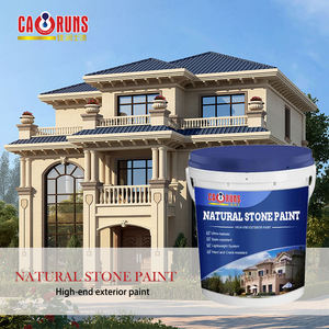 Vernice murale di alta qualità resistente agli alcali atossici facile <span class=keywords><strong>da</strong></span> costruire eccellente Villa finta vernice a pietra - Product Image 4