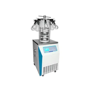 NADE LGJ-12D Multi-Manifold Top Press Type laboratory Lyophilizer/freeze drying equipment/freeze dryer liquid, pasty, solid