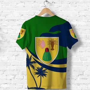 เสื้อยืดวินเทจสำหรับผู้ชายเสื้อยืดลำลองแขนสั้นที่กำหนดเองเสื้อยืดโลโก้หมู่เกาะโซโลมอน - Product Image 4