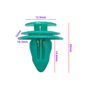 Auto Door Panel Clip Nylon Green 90467-A0005 Universal <b>Car</b> <b>Interior</b> Fastener Fixing Clip For Repair Replace - Product Image 1