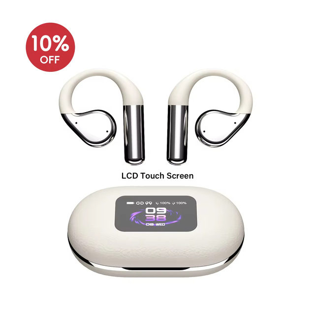 AI Translator Earbuds Touch Screen Headphone Wireless Stereo Long Battery Life Ear Hook Earphone