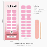 Nouveaux autocollants pour ongles en gel Ipolish 2026, couleurs unies, produit de beauté pour ongles, vente en gros, nouvelles enveloppes pour ongles en gel sans UV