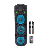 Regalo Perfecto: Altavoz Inalámbrico Recargable de 3000 mAh, Triple, de 8 Pulgadas, con Bluetooth 5.0 y Emparejamiento TWS para Fiestas al Aire Libre en el Patio Trasero