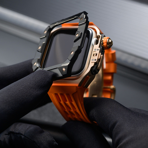 เพลิดเพลินไปกับชุดดัดแปลงสำหรับ Apple Watch 46มม., สายซิลิโคน + สแตนเลสสตีลติดตั้งเร็ว - Product Image 2