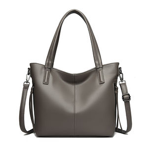 กระเป๋าโท้ทหนัง PU สไตล์ผู้หญิง ป้องกันการโจรกรรม ปิดด้วยซิป กระเป๋าถือทันสมัย ทนทาน ดีไซน์ลายเรขาคณิต การเดินทางช่วงฤดูใบไม้ร่วง - Product Image 1