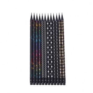 Ensemble de crayons à dessin HB de qualité supérieure avec gommes, imprimés par transfert thermique intégral, fabriqués en usine à prix abordable - Product Image 1