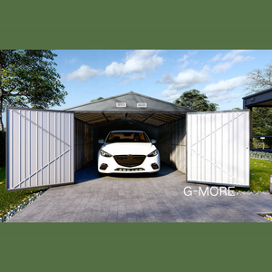 Vente directe d'usine, grand garage métallique <span class=keywords><strong>préfabriqué</strong></span> en acier, <span class=keywords><strong>abri</strong></span> <span class=keywords><strong>de</strong></span> voiture portable résistant aux intempéries - Product Image 2